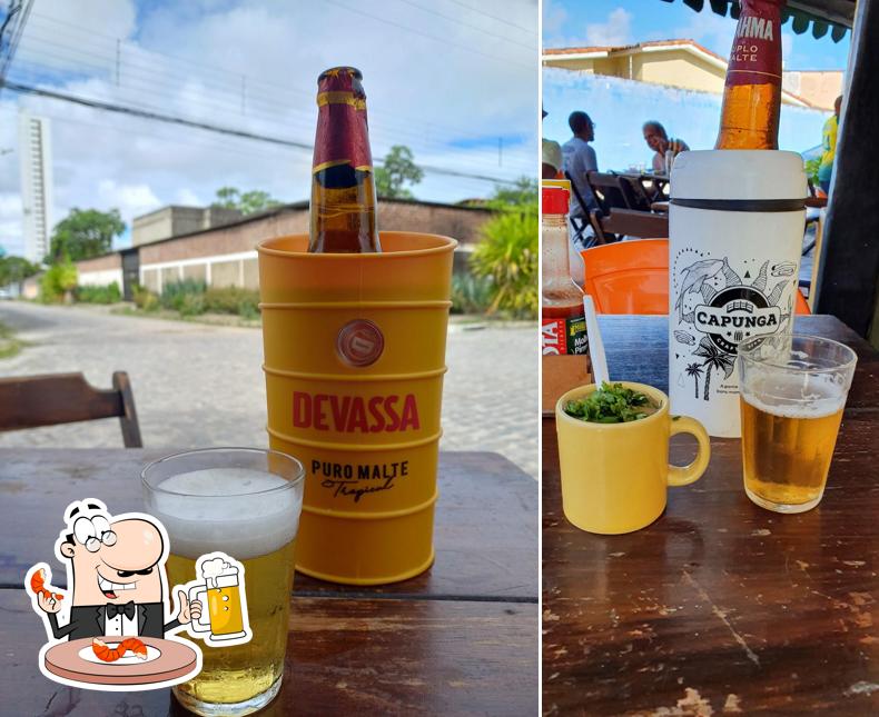 Seu Cardim Petiscaria fornece uma opção de cervejas