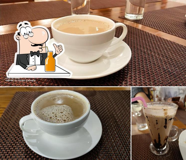 Enjoy a beverage at Cafe Barrackpore