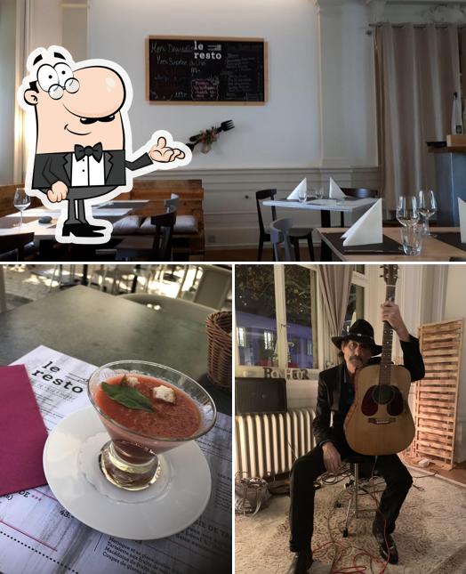 Gli interni di Le Resto Sierre