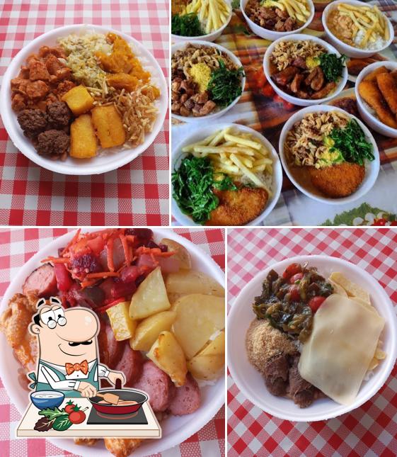 Curry de frango em Marmitaria Santa Cruz O requinte do novo sabor em Cravinhos/Facebook Marmitaria Santa Cruz