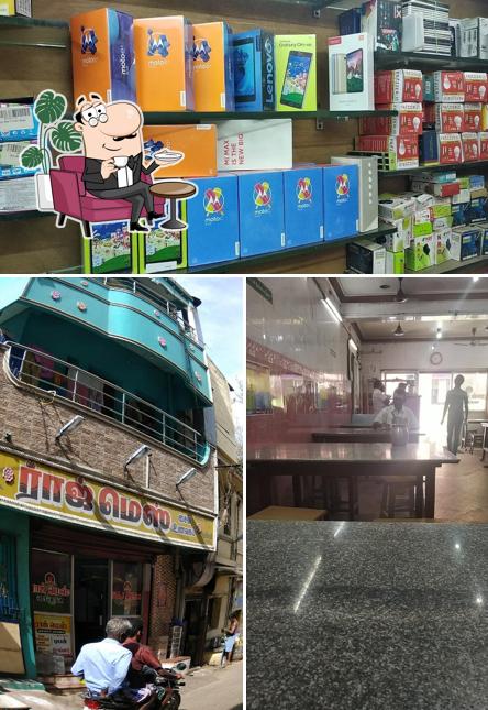 The interior of Raj Mess