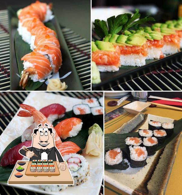 Scegli le diverse opzioni di sushi