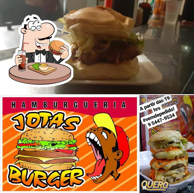 Hambúrguer em Jotas Burger