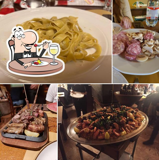 Tagliatelle al Trattoria Toscana dei Frati Templari