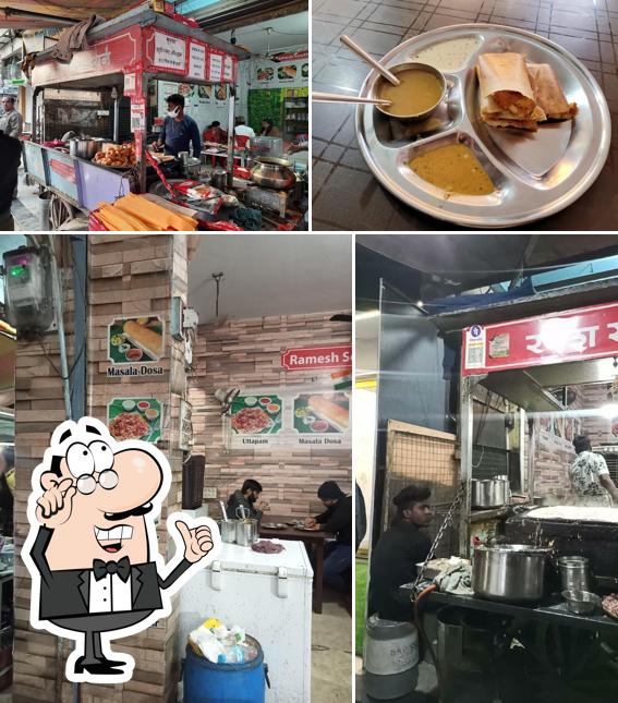 The interior of Ramesh South Indian Restaurent