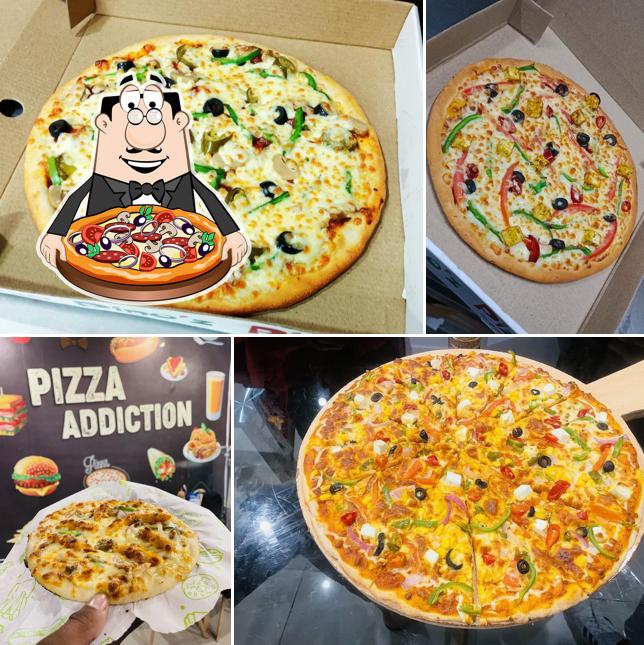 Order different types of pizza