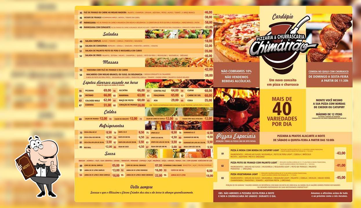 PIZZARIA E CHURRASCARIA CHIMARRÃO