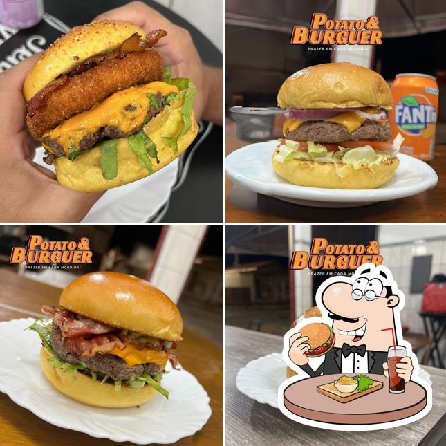 Peça um hambúrguer no Potato & Burguer - Batata Recheada e Lanche Artesanal