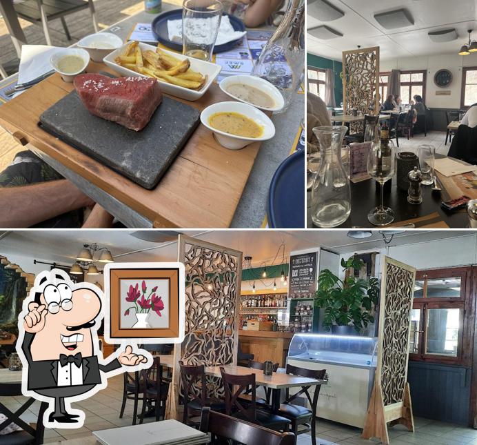 Gli interni di Restaurant de la Source