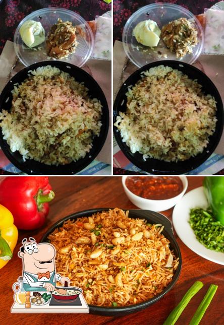 Fried rice at Monarch D9 EXPRESS