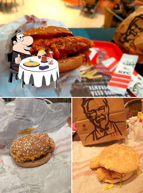 Peça um hambúrguer no KFC