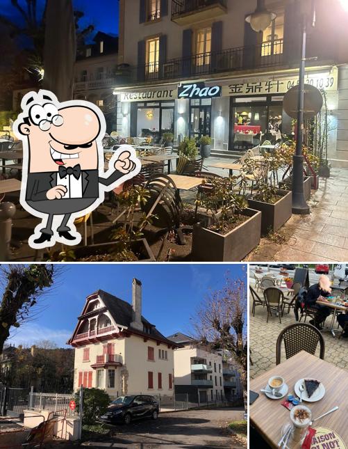 Profitez de la vue de l'espace ouvert de Restaurant Chez Zhao