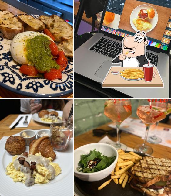 Batata frita em Sisttina Italian Sandwich Shop