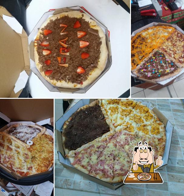 Experimente pizza no Assados Don Omar