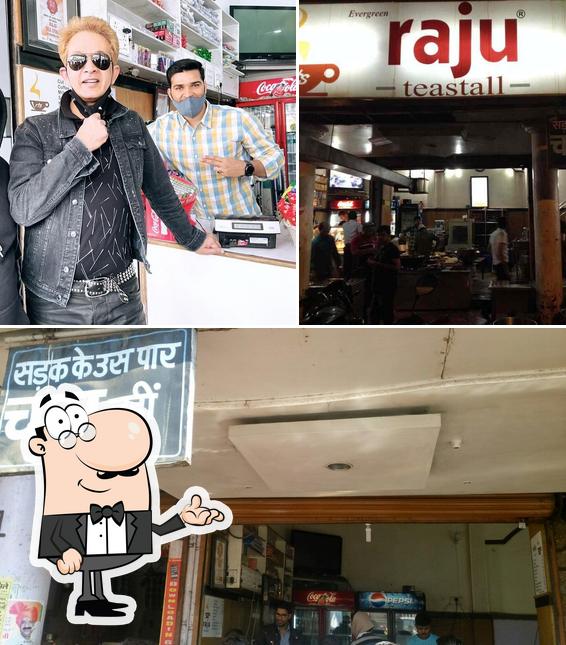 The interior of Raju Tea Stall