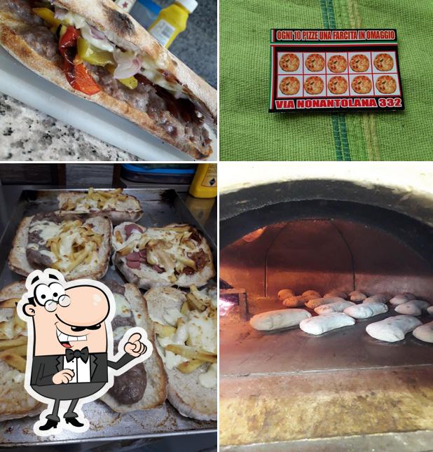 Dai un’occhiata alla foto che raffigura la interni e cibo di PIZZERIA POPOLARE tony’s pizza