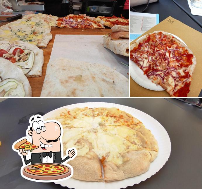 A BOTTEGA GARIBALDI PINSERIA BAR, puoi ordinare una bella pizza