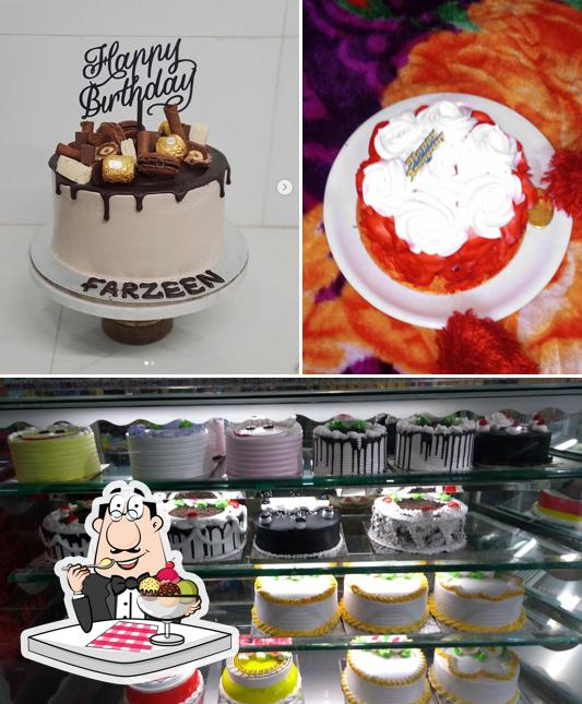 Niharika Bakery serves a selection of desserts