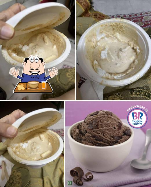 Clam chowder at Baskin Robbins - Ice Cream Desserts