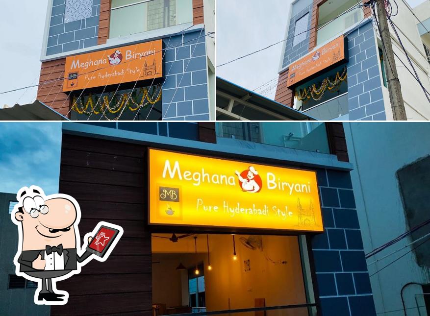 The exterior of MEGHANA BIRYANI PURE HYDERABADI STYLE