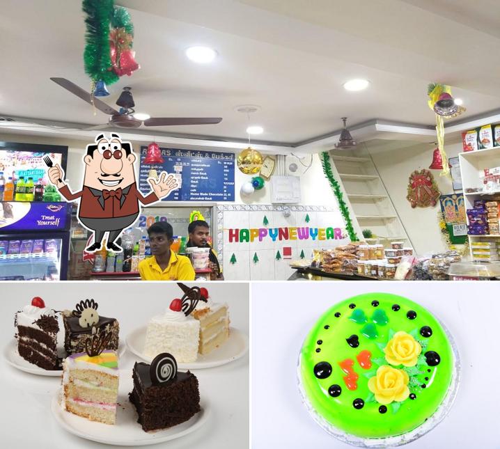 Take a look at the photo depicting food and interior at Aryaas Sweets & Bakery