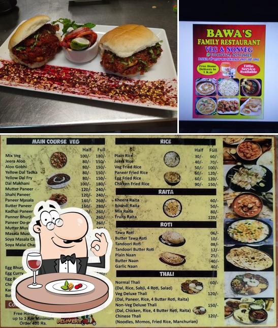Food at BAWA’S FAMILY RESTAURANT