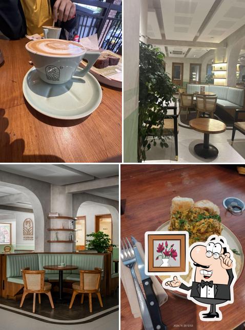 Check out how Beanlore Coffee Roasters - HSR Layout looks inside