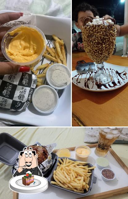 Bolo de chocolate em Digital Burger