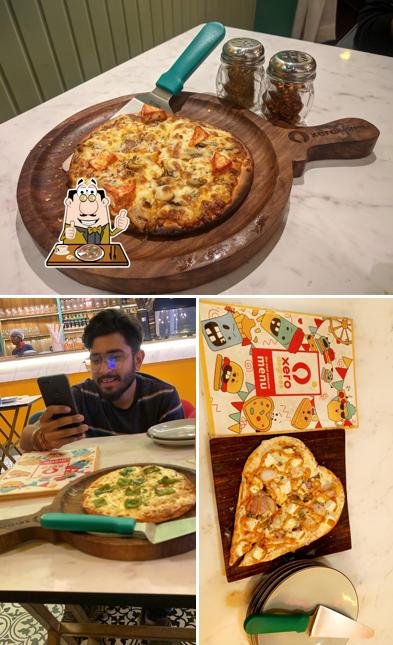 Pick pizza at Xero Degrees, Rohtak
