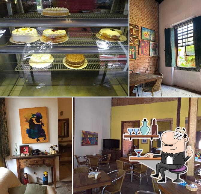 O interior do A Senzala Doceria - Zala Caffè