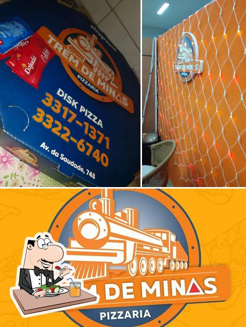 Trem de minas pizzaria