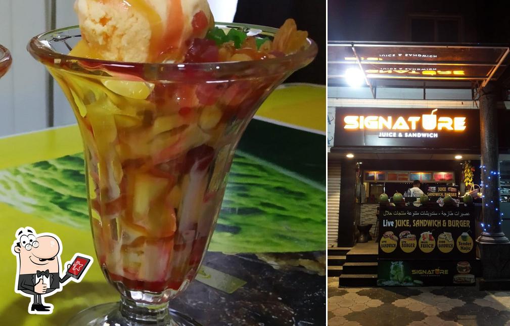 Here's a photo of SIGNATURE JUICE AND SNACKS