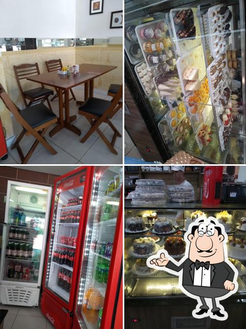 O interior do MS Doces e Salgados