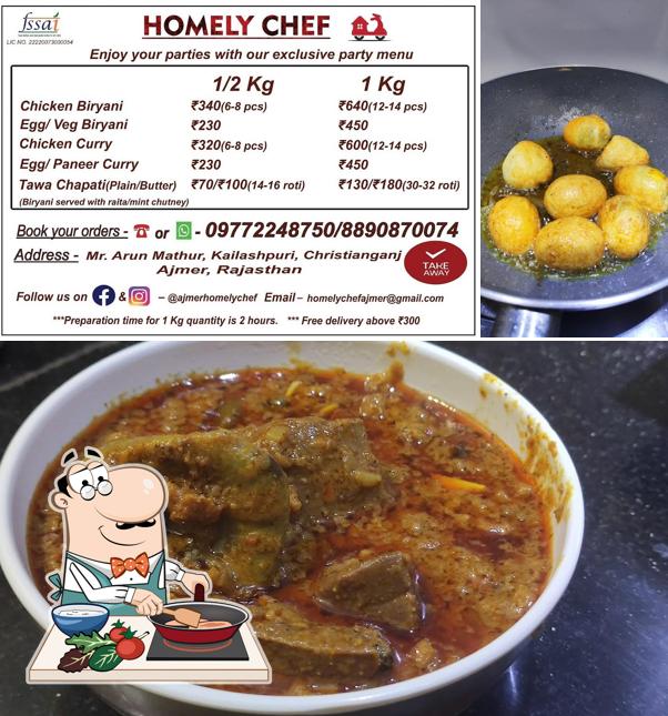 Chicken curry at Homely Chef Ajmer