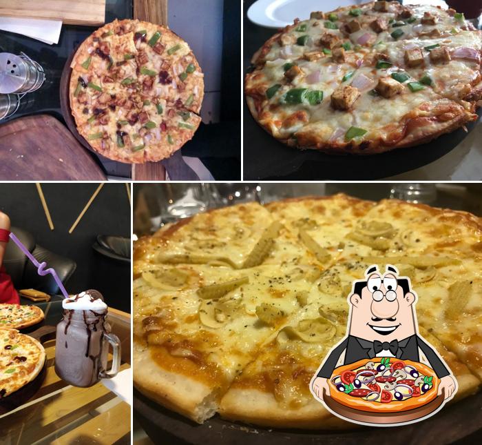 Pick various kinds of pizza