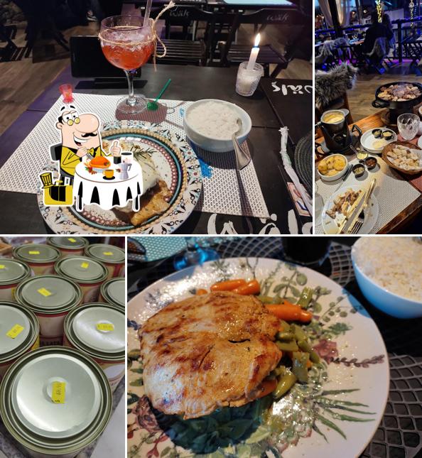 Platos en Café Pinhão