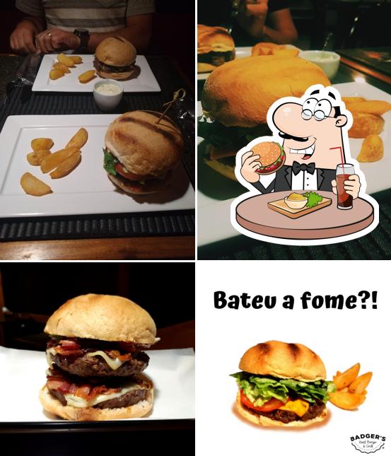 Os hambúrgueres do Badger's Beef Burger & Grill irão satisfazer diferentes gostos