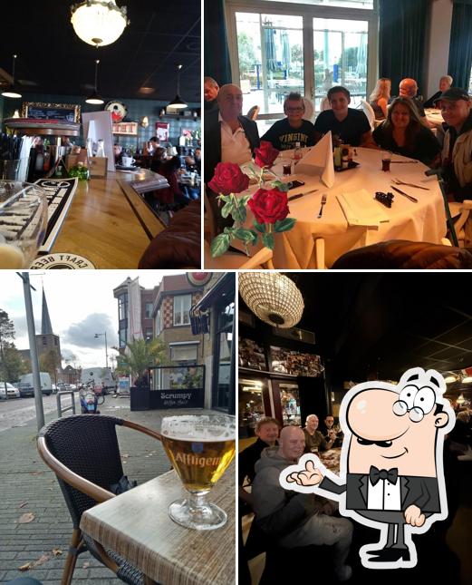 Installez-vous à l'une des tables de Scrumpy