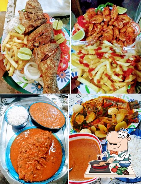 Curry de frango em Bar e Restaurante Bica do Abelha - Sítio Canoas