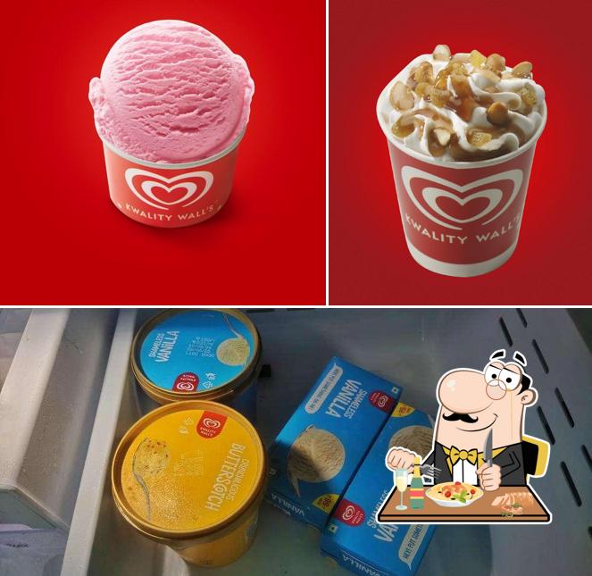 This is the image showing food and beverage at Kwality Wall's Ice Cream And More
