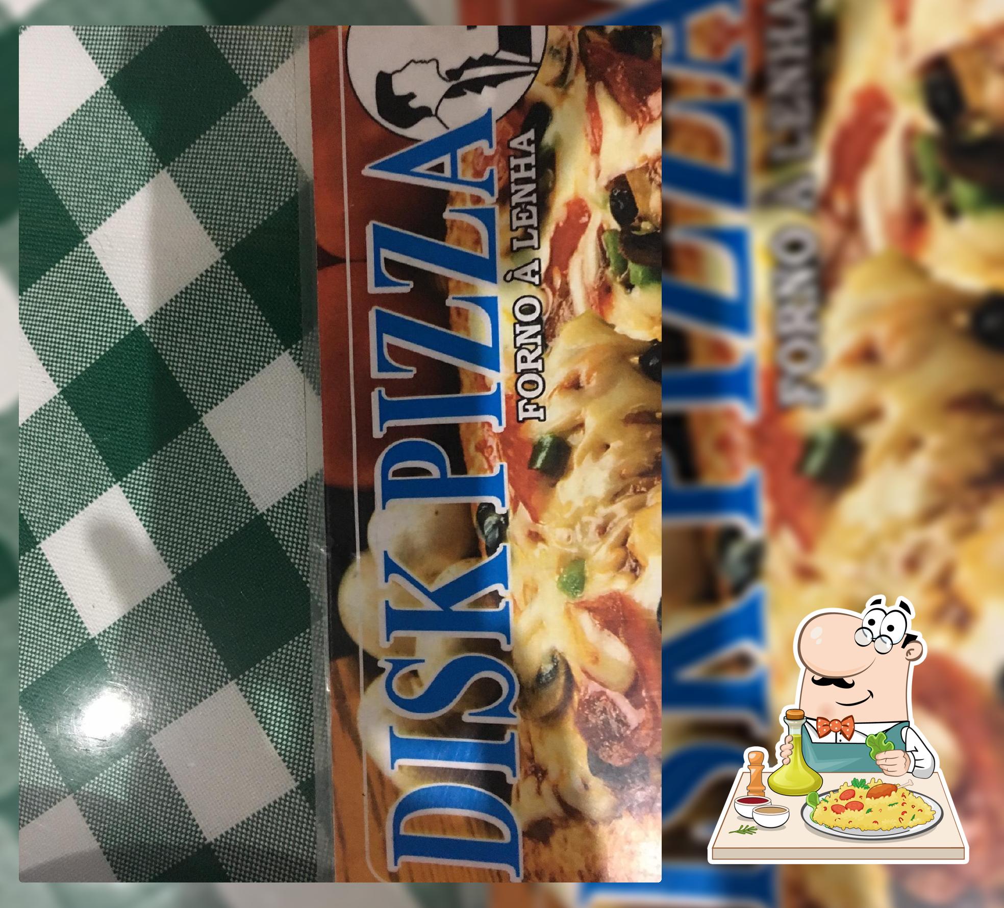 Comida em Disk Pizza