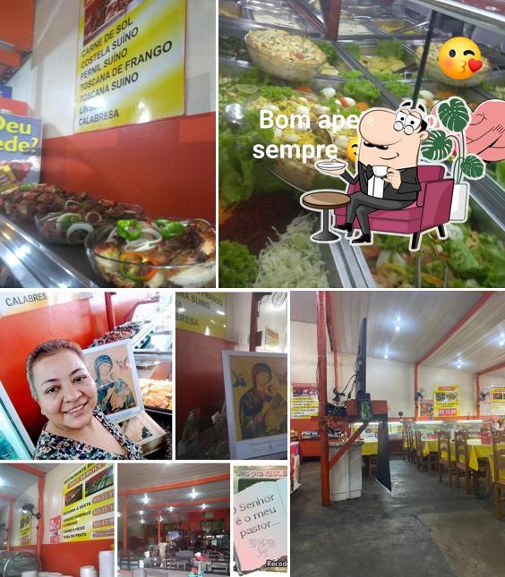 O interior do Restaurante Boa Sorte