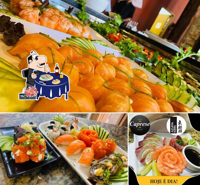 Sashimi em Restaurante Caprese by Chef Paulo