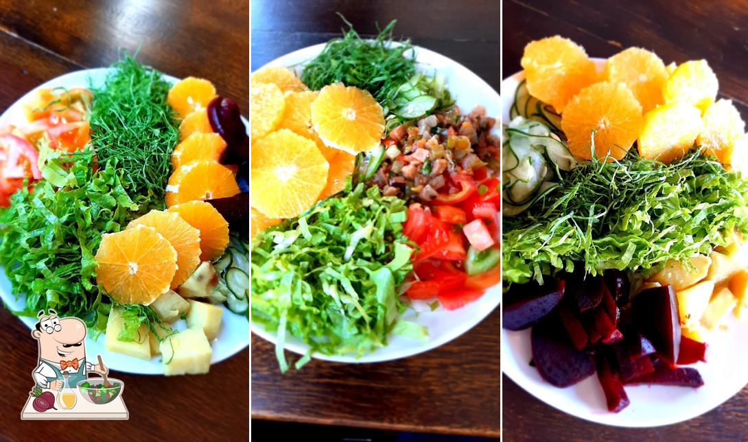 Salada de beterraba em Restaurante Casa Velha