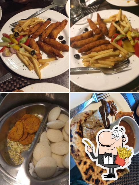 Taste French fries at Spice Restaurant