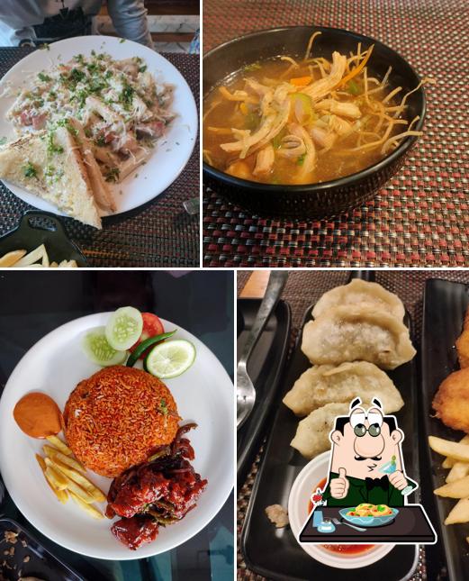 Pulled pork sandwich at 4 Basil Cafe & Restaurant