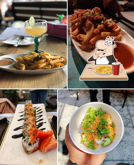 Taste French fries at The Terrace at Gilly's Redefined