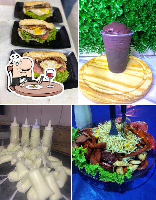 Mousse de chocolate em Açaí do Samuca