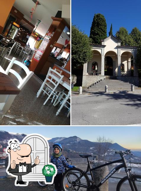 Guarda la foto che raffigura la esterno e tavolo da pranzo di Central Bar Willy Wonka Berbenno (BG)