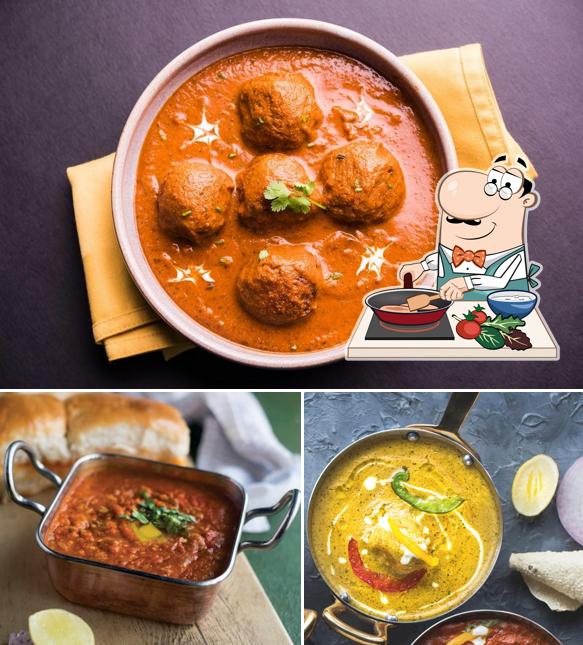 Chicken curry at Kailash Parbat- Pure Vegetarian Restaurant Vijaywada